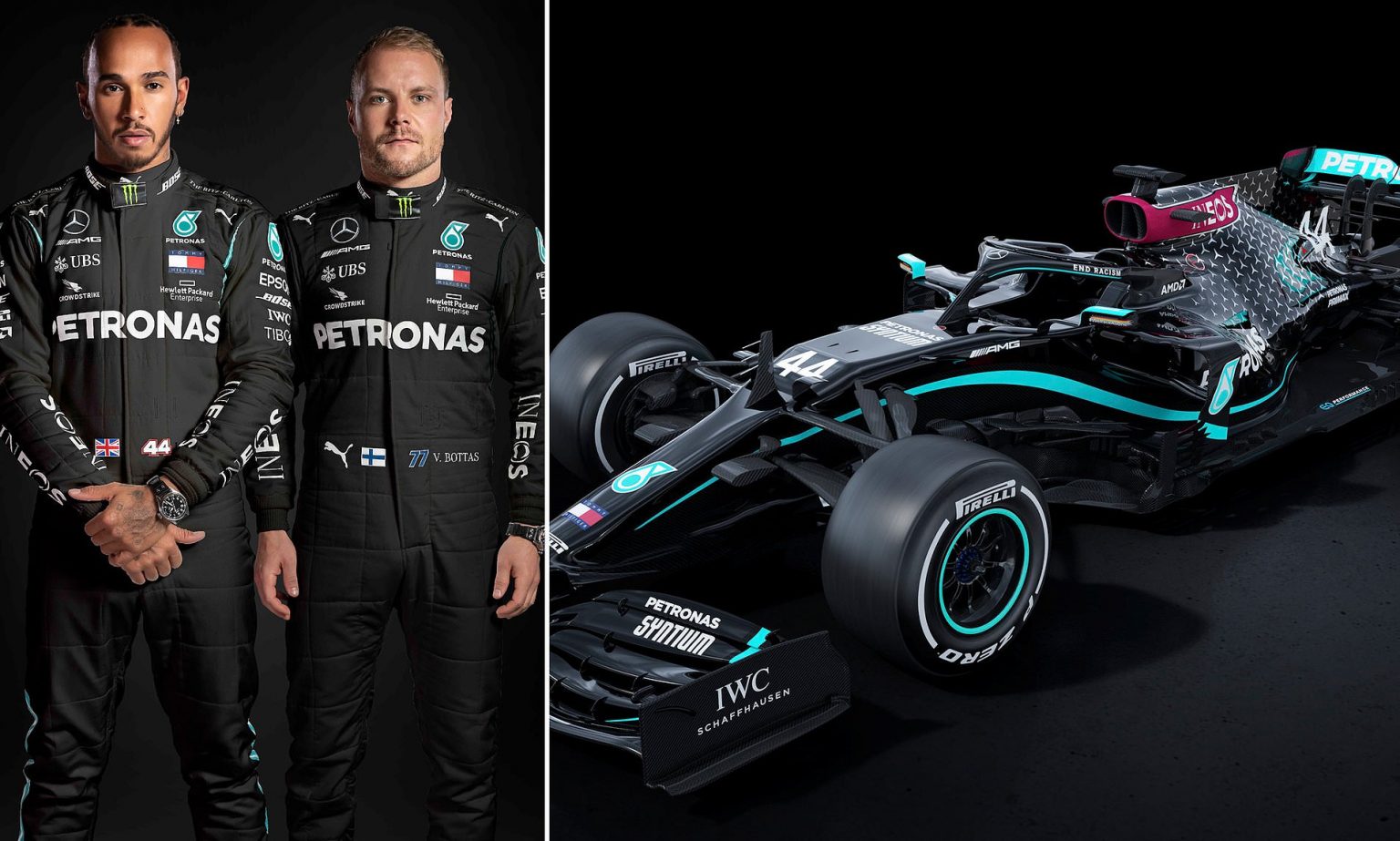 ...at the technical specifications of the new Mercedes F1 W10 EQ Power+ car...