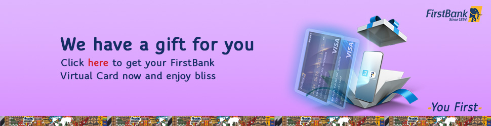 FIRST BANK ADVERT