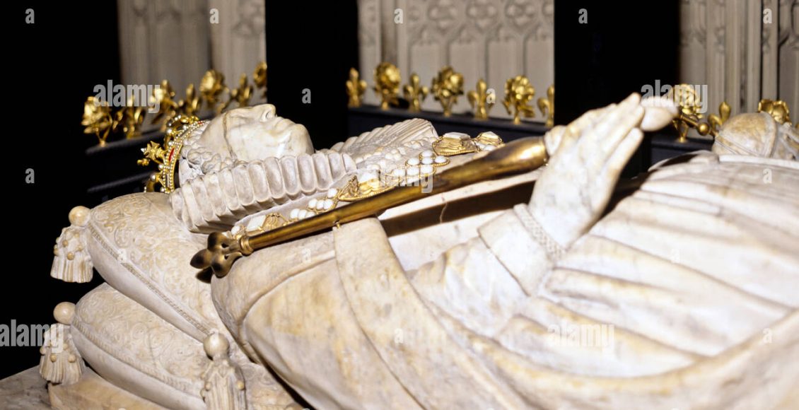 8616tomb-of-queen-elizabeth-1st-westminster-abbey-london-uk-D6X89A
