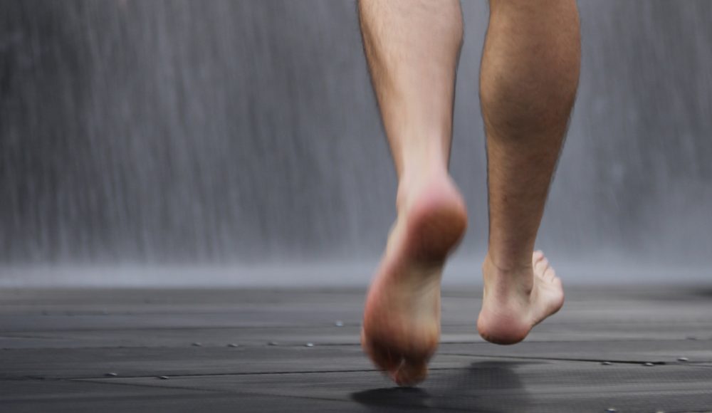 walking-barefoot